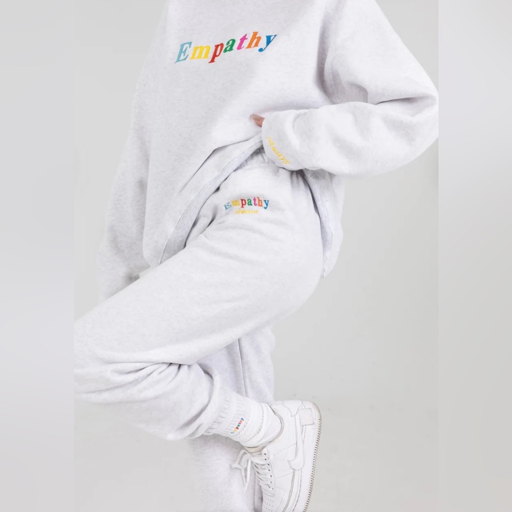 The Mayfair Group “Empathy Always” Grey Sweatpants